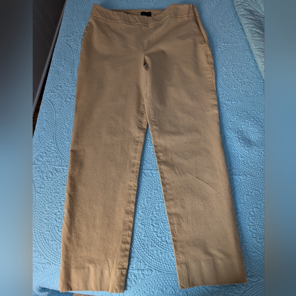 Talbots Chatham Ankle Pants in Tan